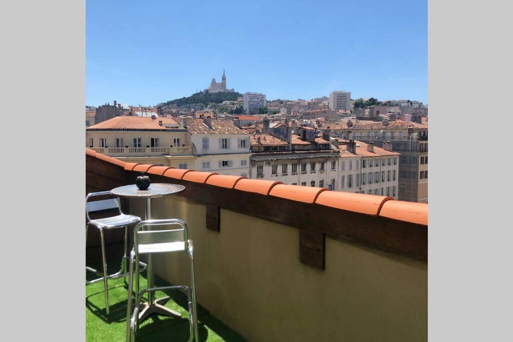 Appartamento Loft Moderne Vue Vieux Port Terrasse Rooftop Marsiglia Esterno foto