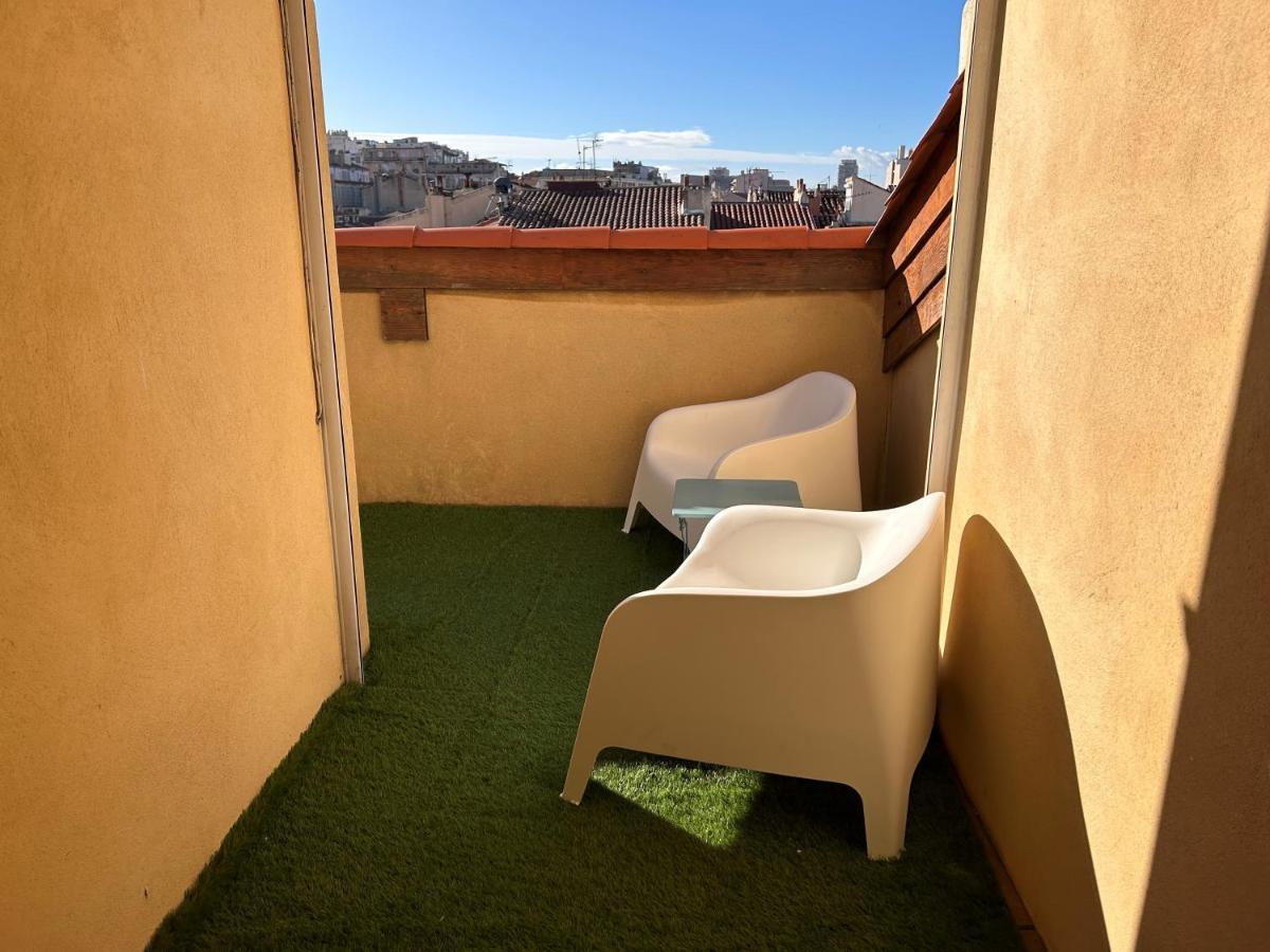 Appartamento Loft Moderne Vue Vieux Port Terrasse Rooftop Marsiglia Esterno foto