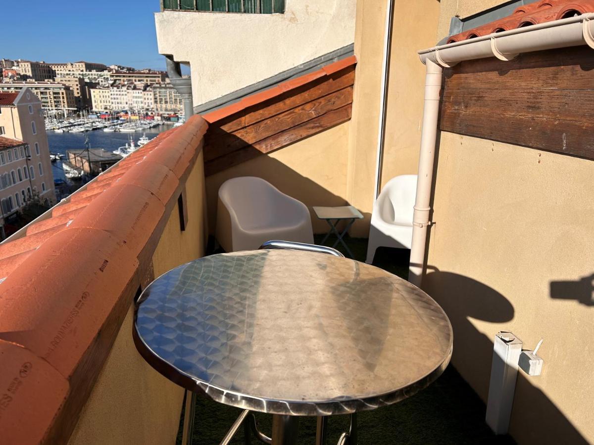 Appartamento Loft Moderne Vue Vieux Port Terrasse Rooftop Marsiglia Esterno foto