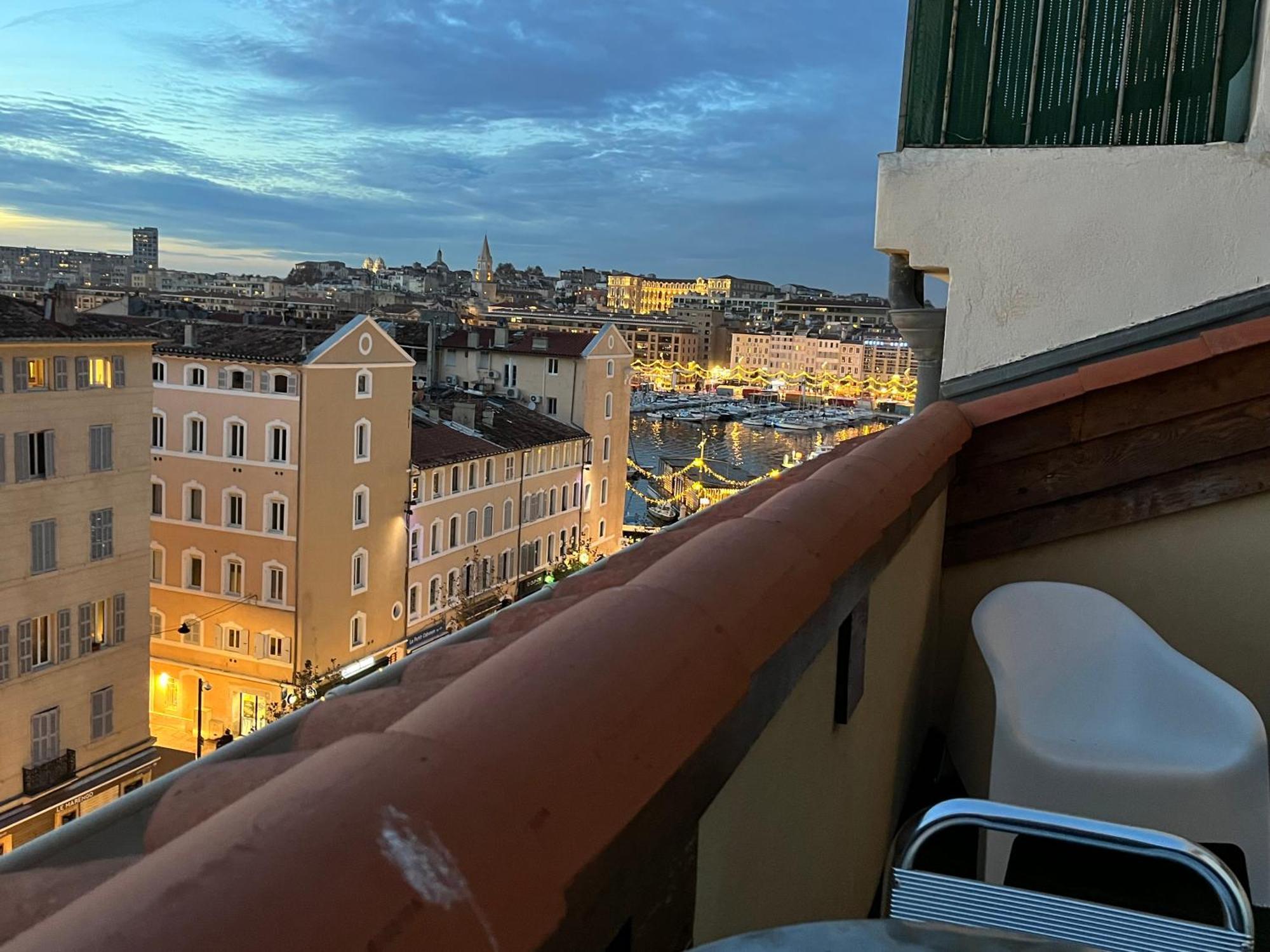 Appartamento Loft Moderne Vue Vieux Port Terrasse Rooftop Marsiglia Esterno foto