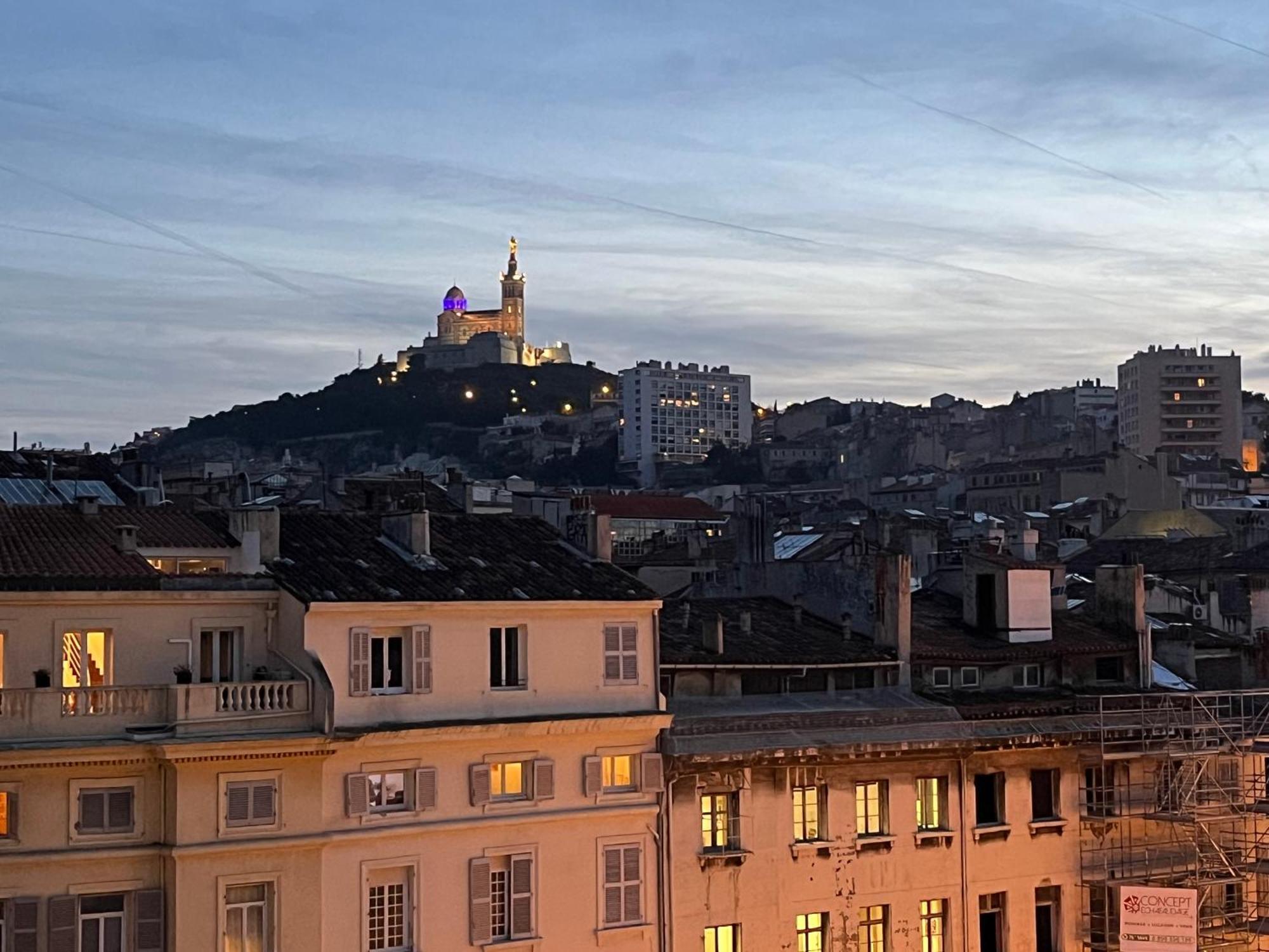 Appartamento Loft Moderne Vue Vieux Port Terrasse Rooftop Marsiglia Esterno foto
